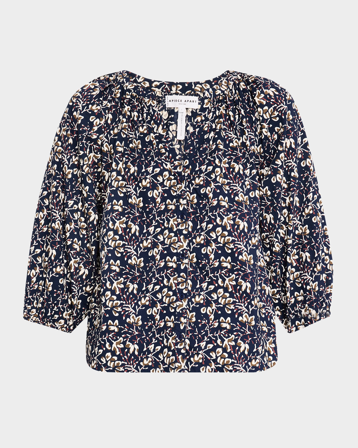Mitte Floral-Print Organic Cotton Top
