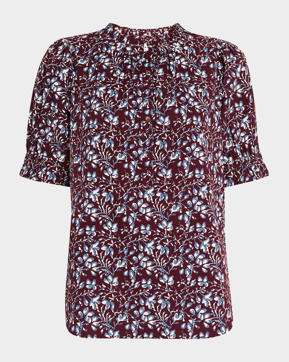 Los Altos Floral-Print Organic Cotton Top