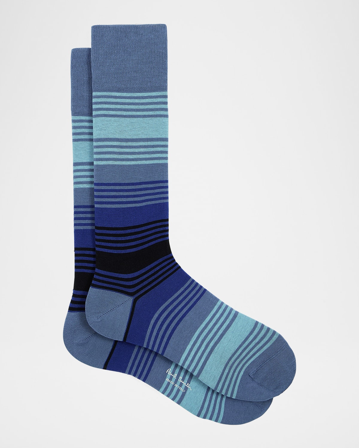 Paul Smith Isodore Ombre Dress Socks In Navy