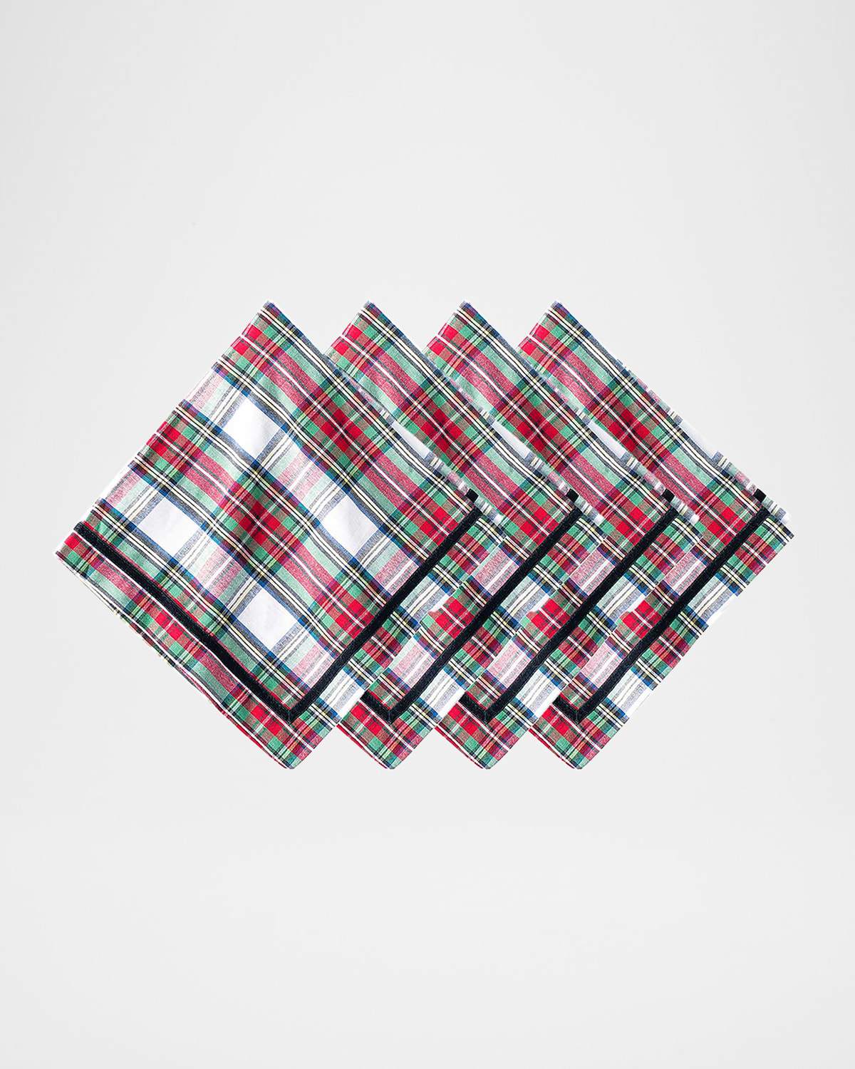 Juliska Stewart Tartan Napkins, Set Of 4 In Multi