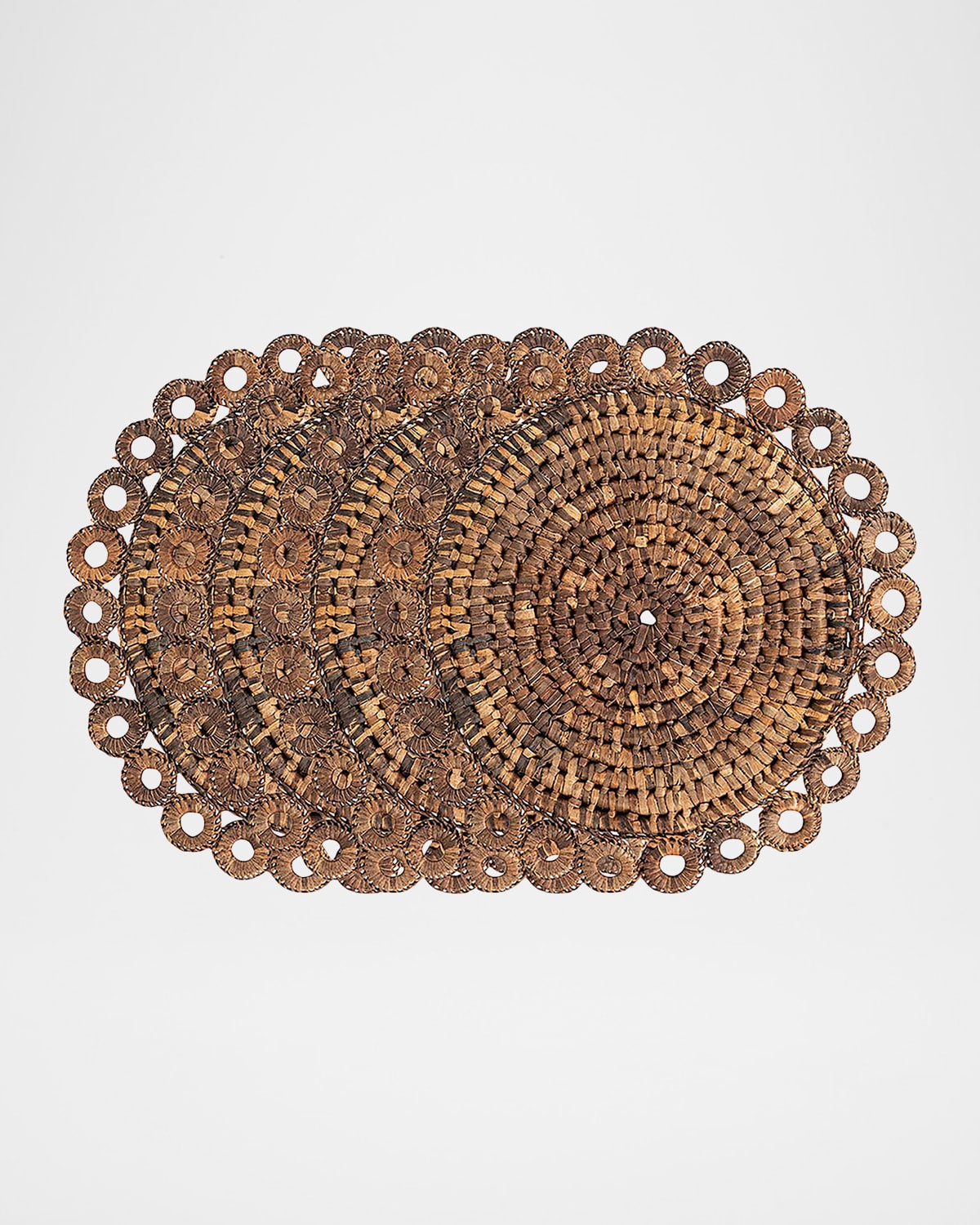 Juliska Rustic Ring Natural Placemats, Set Of 4 In Natural