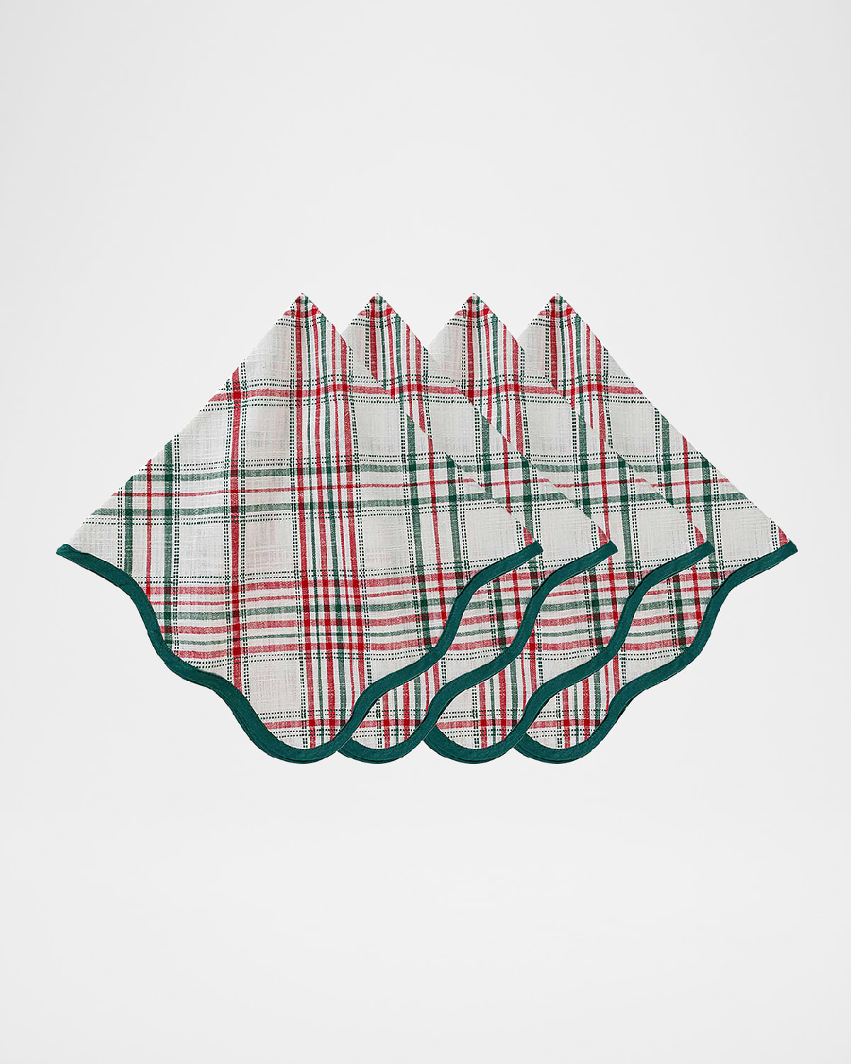 Juliska Merry Tartan Napkins, Set Of 4