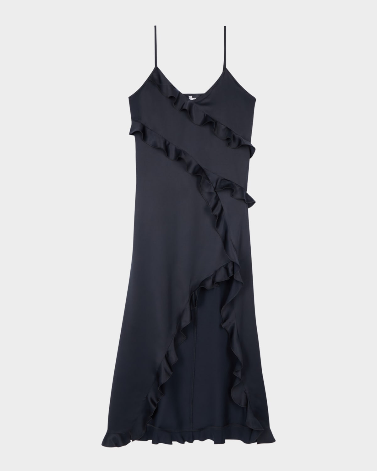 Sleeveless Ruffled Slip Dress