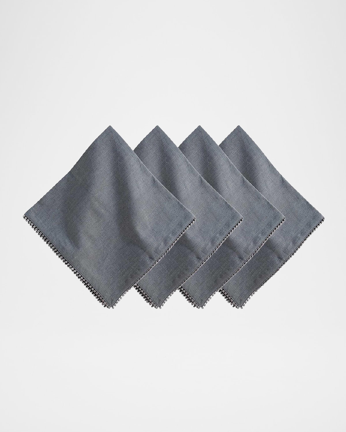 Juliska Berry Trim Blush Napkin, Set Of 4 In Flint
