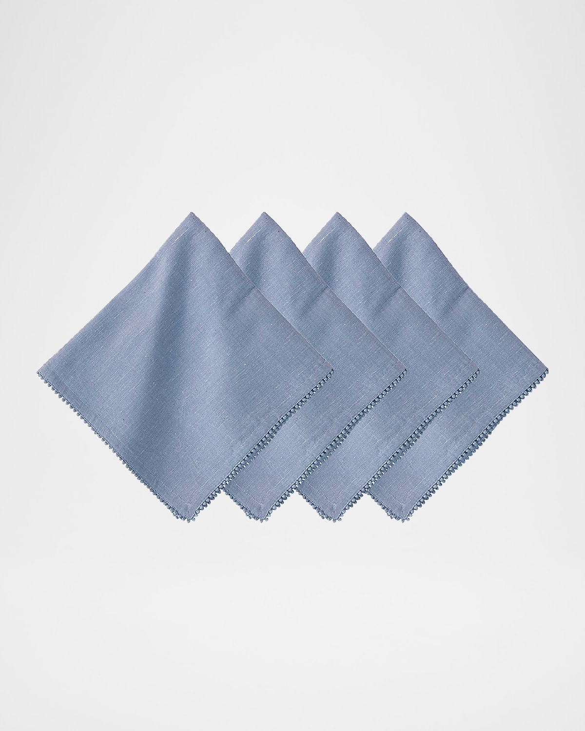 Juliska Berry Trim Blush Napkin, Set Of 4 In Chambray