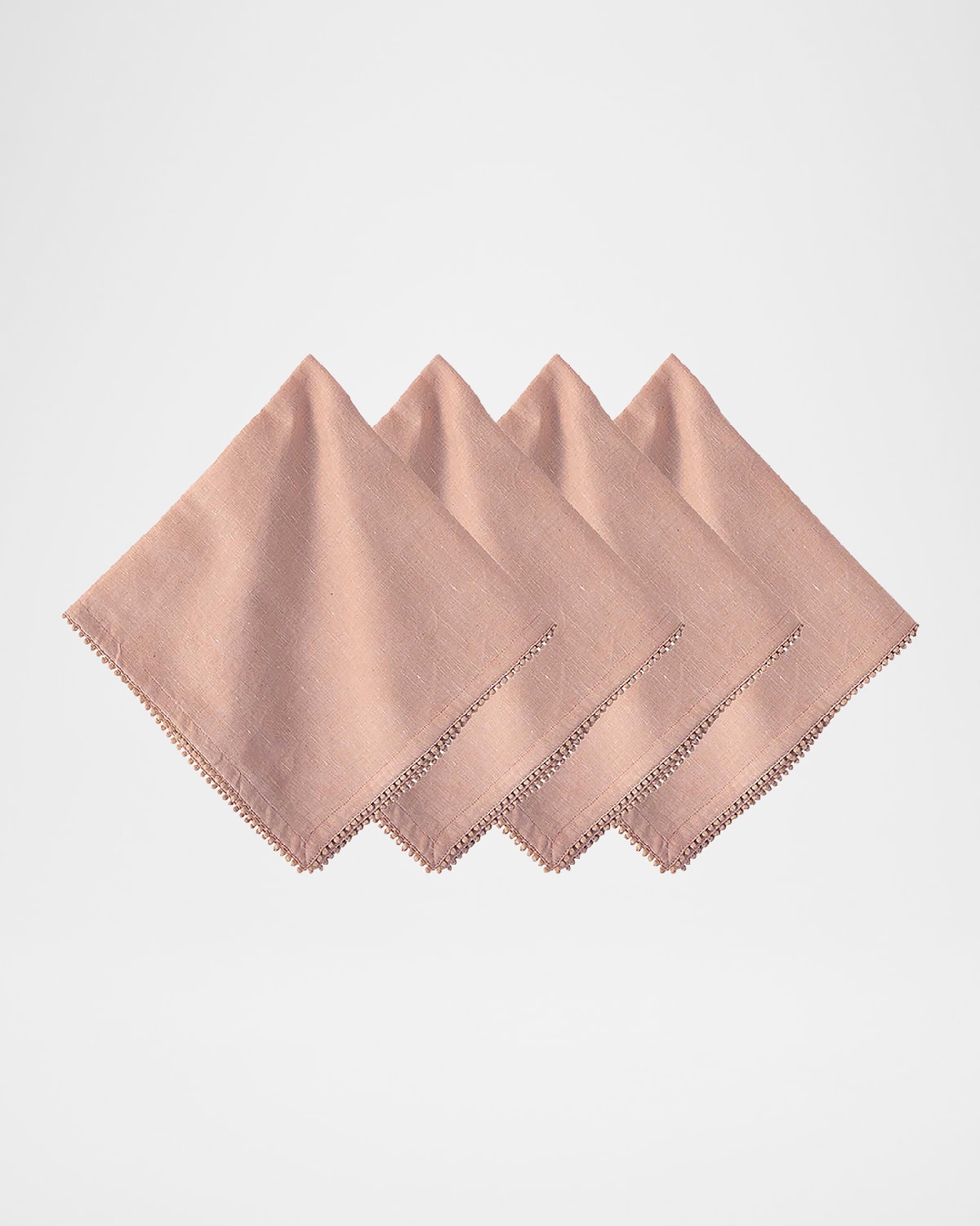 Juliska Berry Trim Blush Napkin, Set Of 4 In Blush
