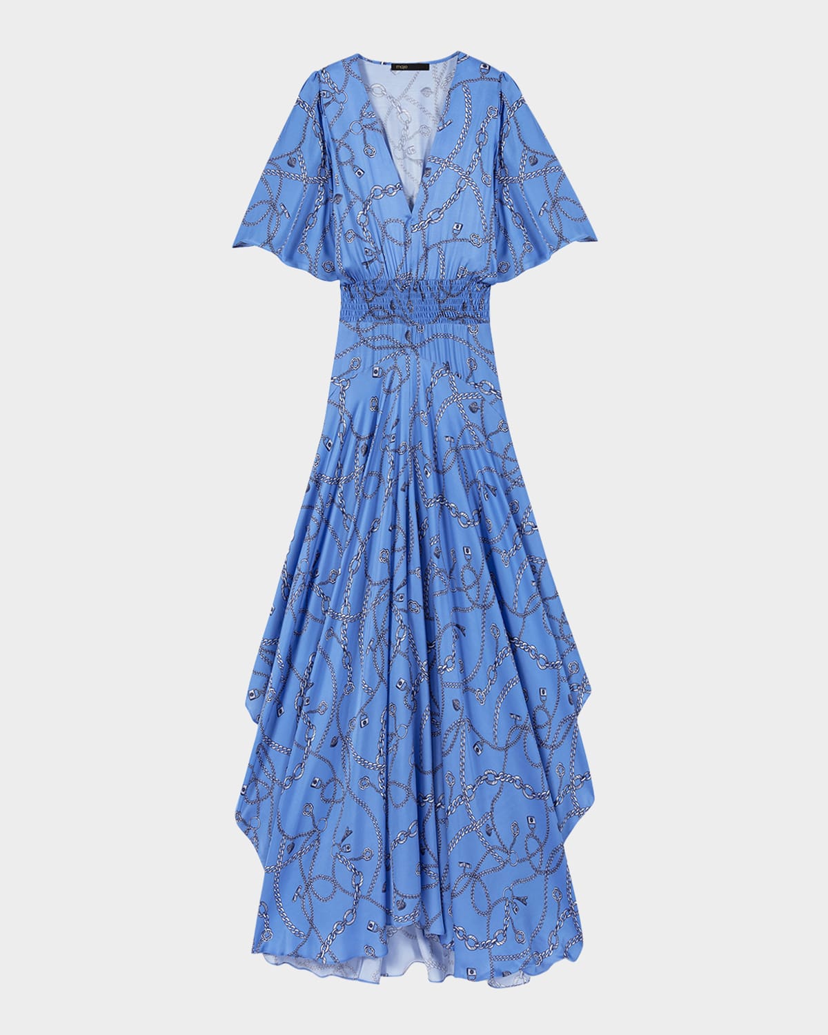 Racheliani Asymmetric Satin Dress