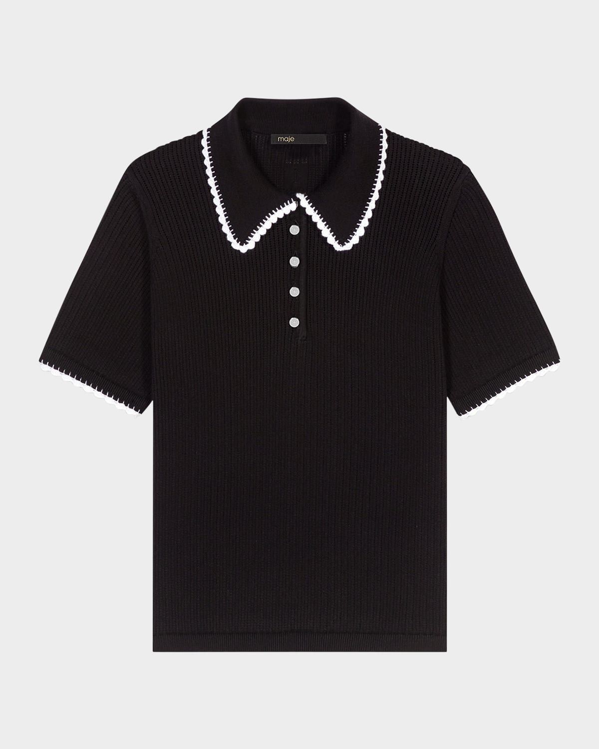 Maje Mind Sweater In Black