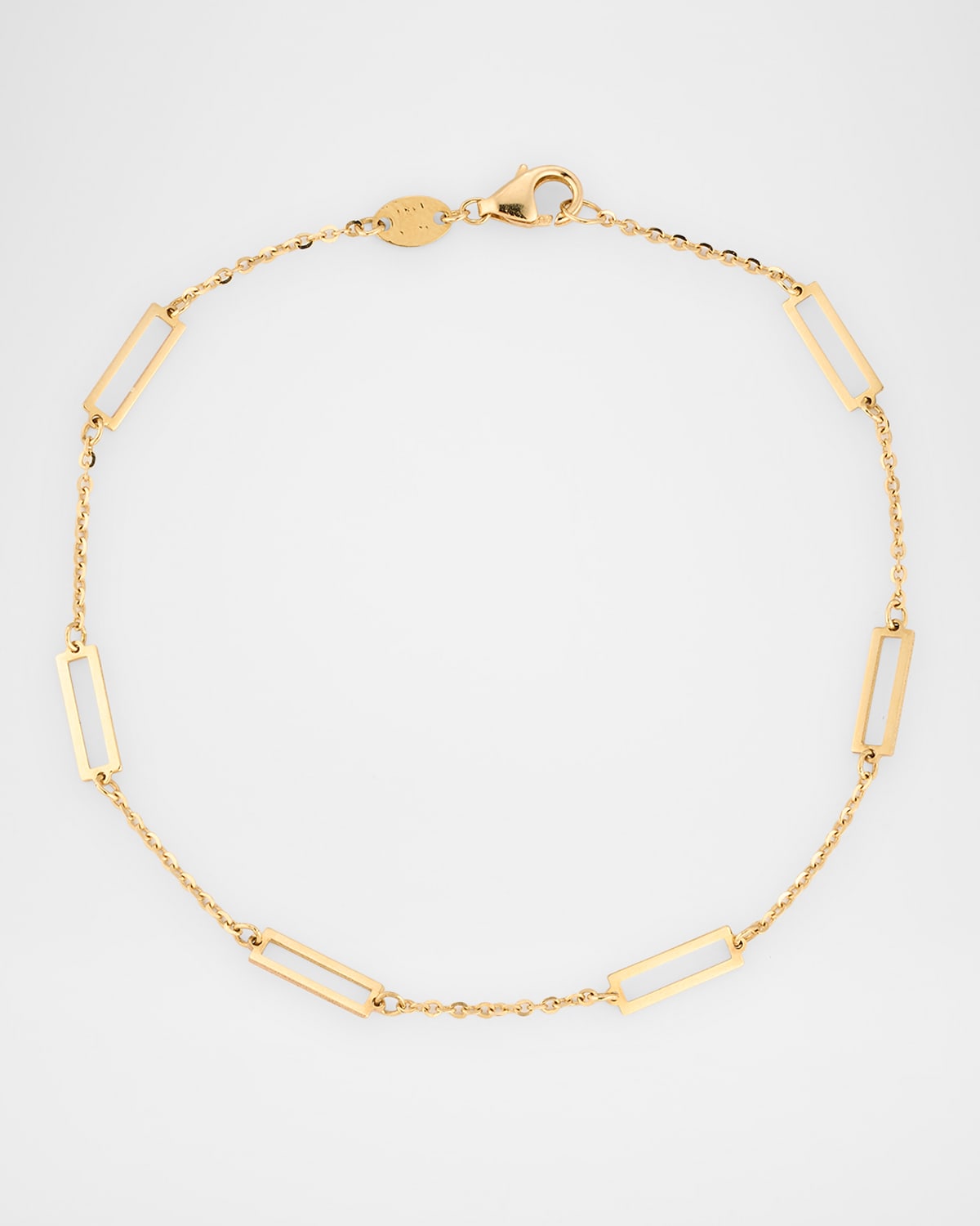 14K Yellow Gold 6-Station Bracelet