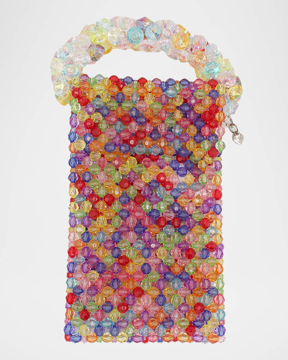 Bari Lynn Girl's Bejeweled & Micro Beaded Crossbody Bag In Multi