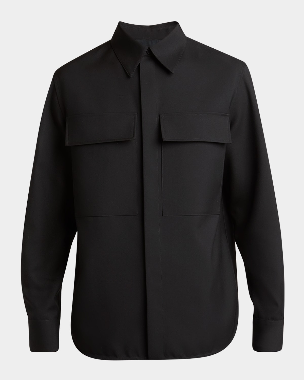 Men's Wool Two-Pocket Work Shirt