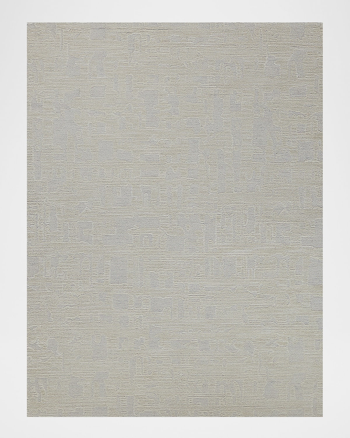 Exquisite Rugs Aspen Hand-tufted Rug In Silver/ivory