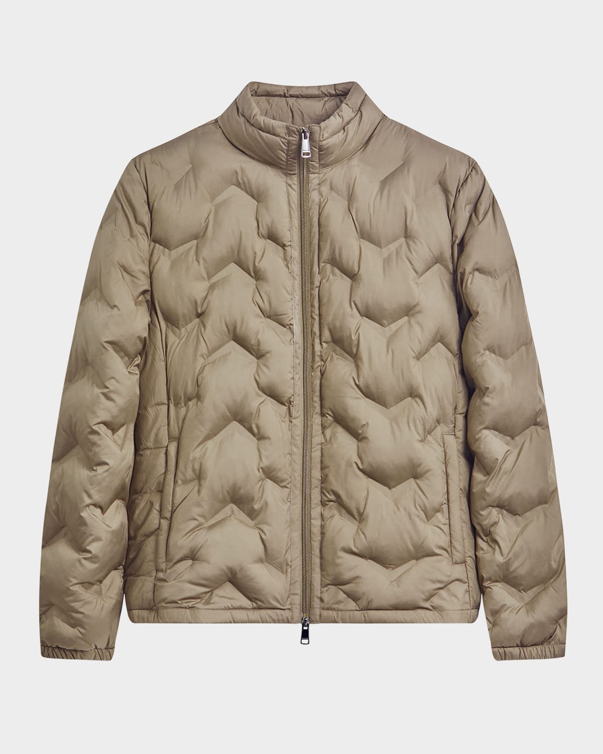 Men's Quilted Full-Zip Bomber Jacket