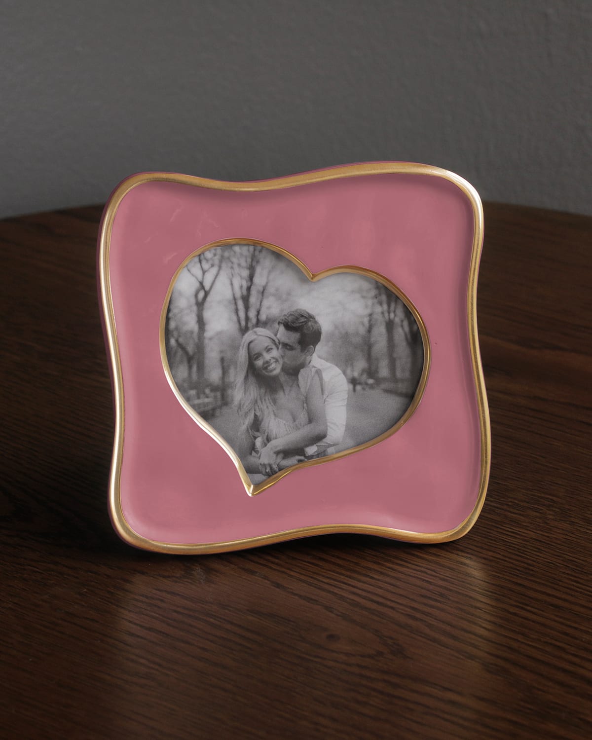 Beatriz Ball Encanto Curved Heart Picture Frame, 5" X 5" In Pink