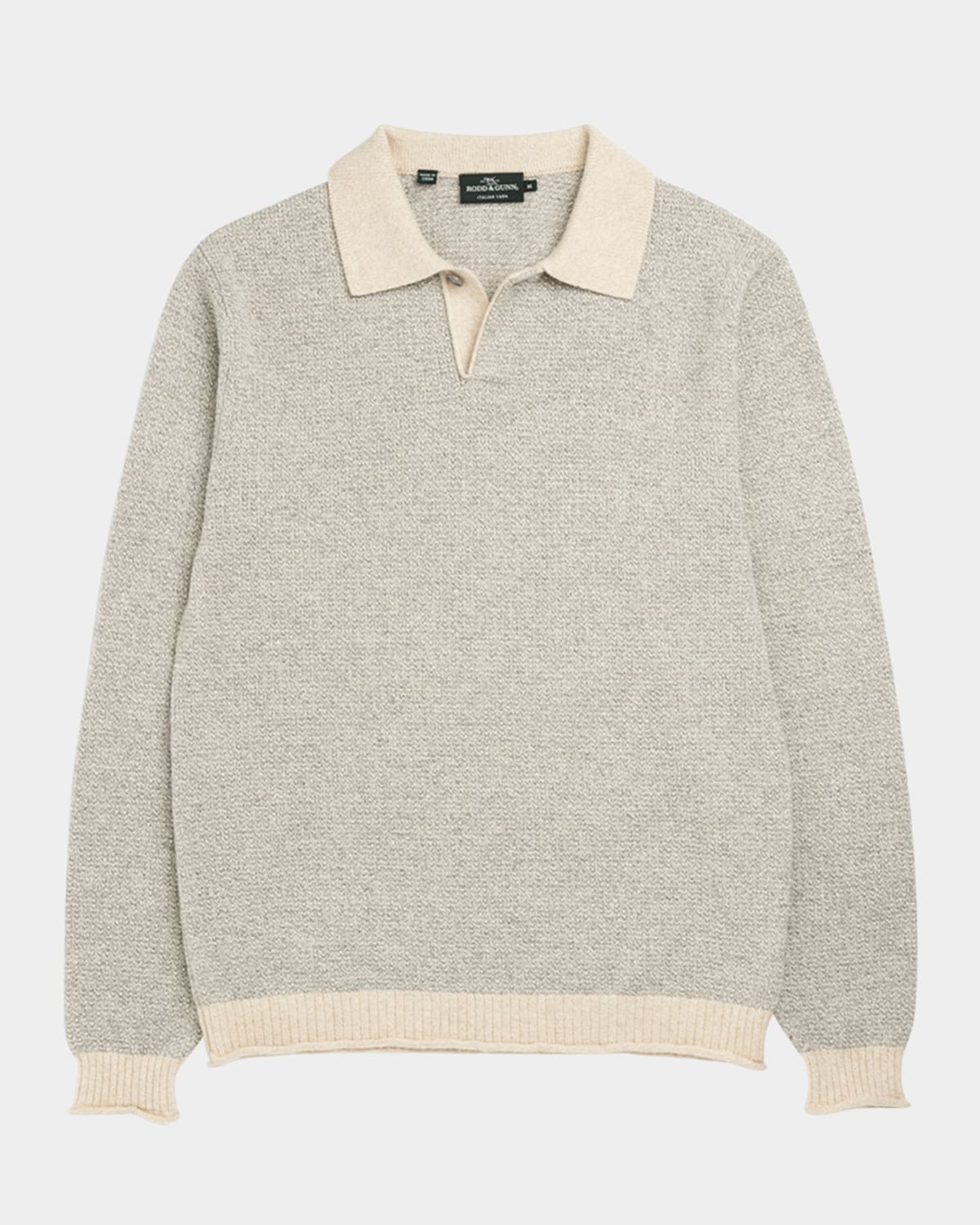 Rodd & Gunn Marlin Polo Sweater In Smoke