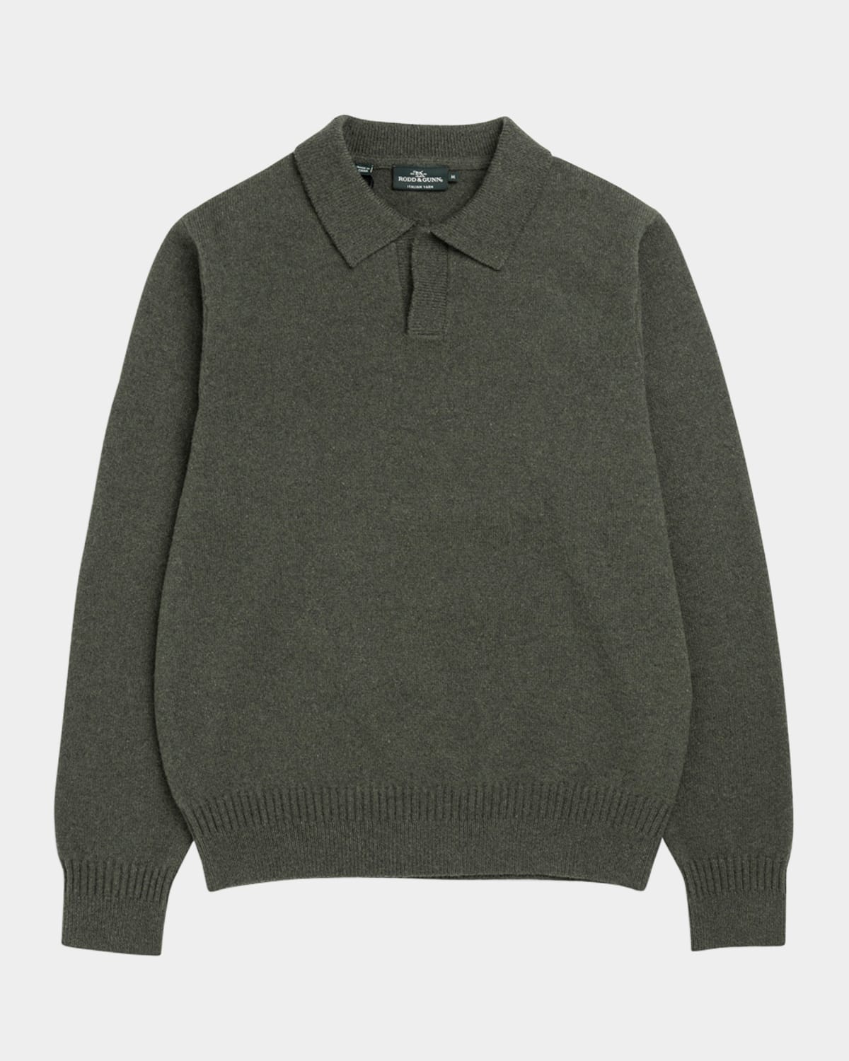 Men's Kingswood Johnny-Collar Polo Sweater