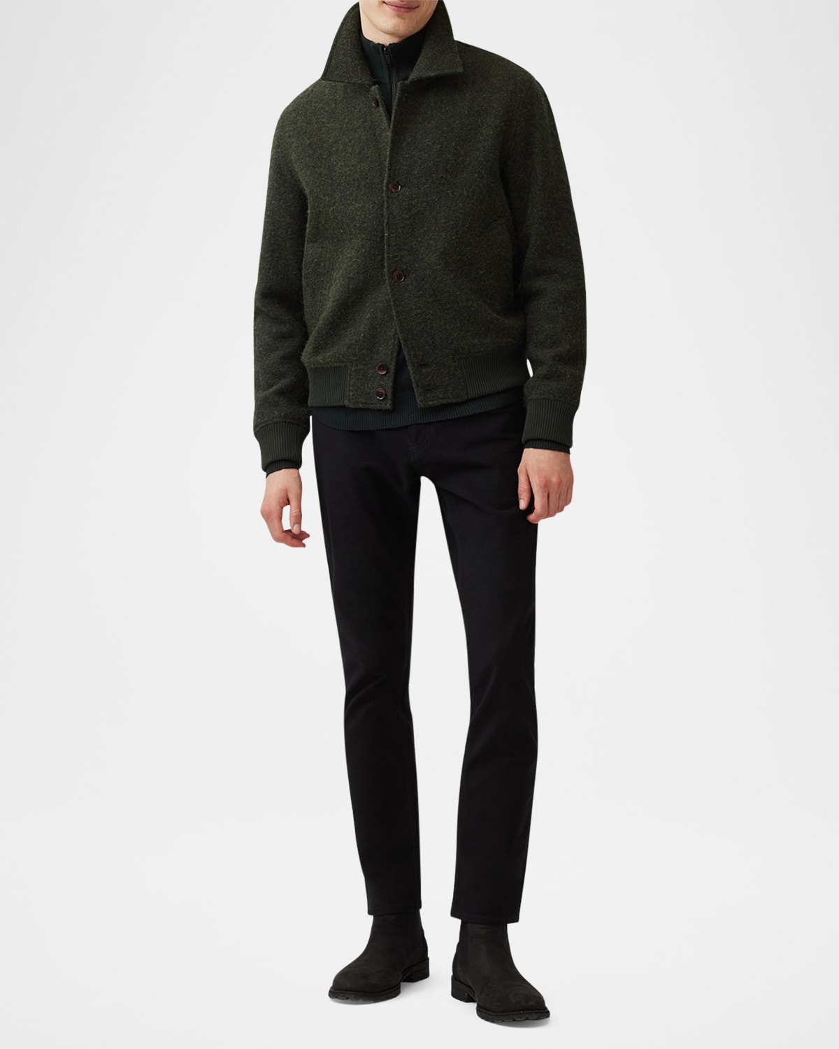 Men's Calderwell Wool Quarter-Zip Sweater