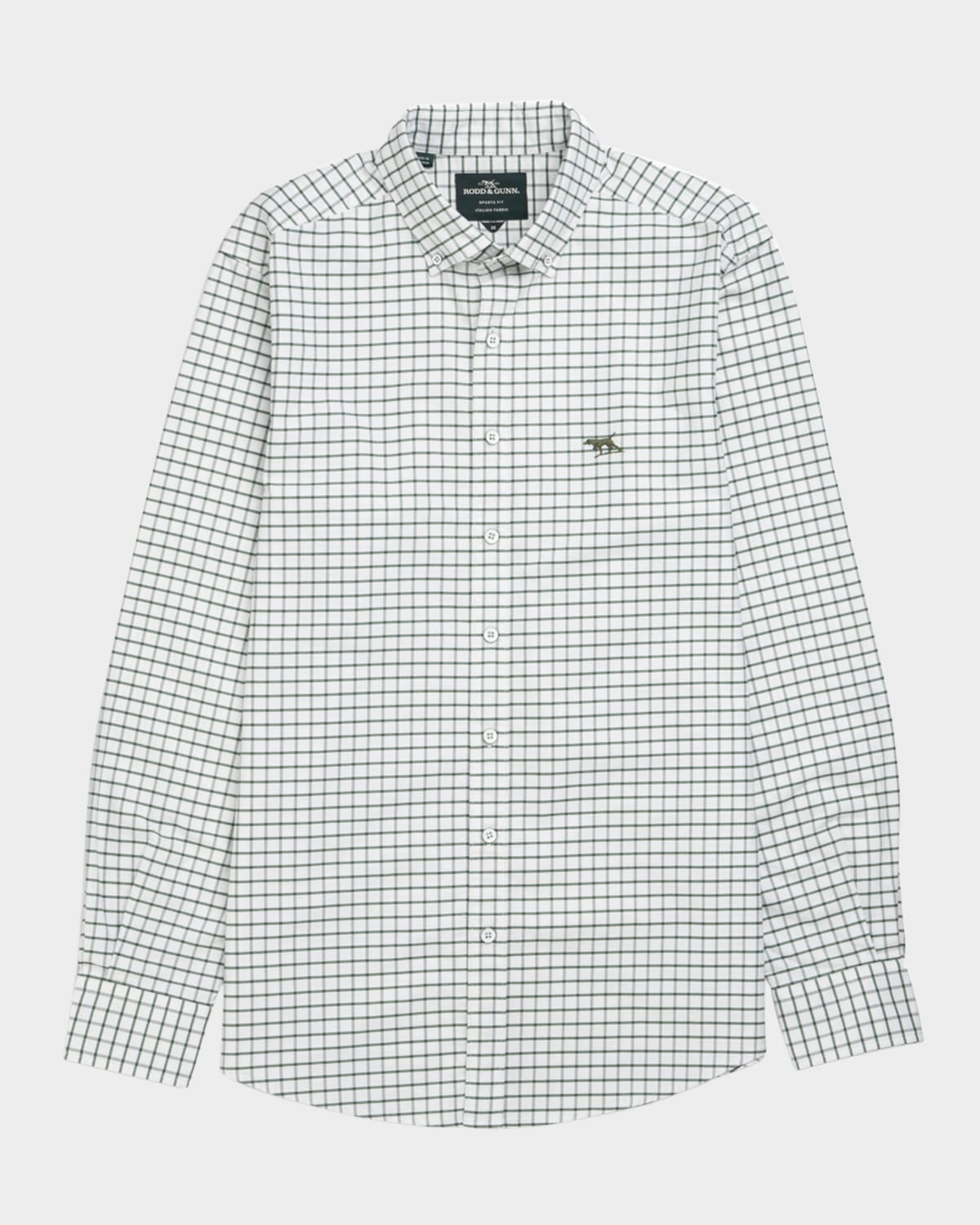 Men's Gunn Check Oxford 3 Slim-Fit Sport Shirt