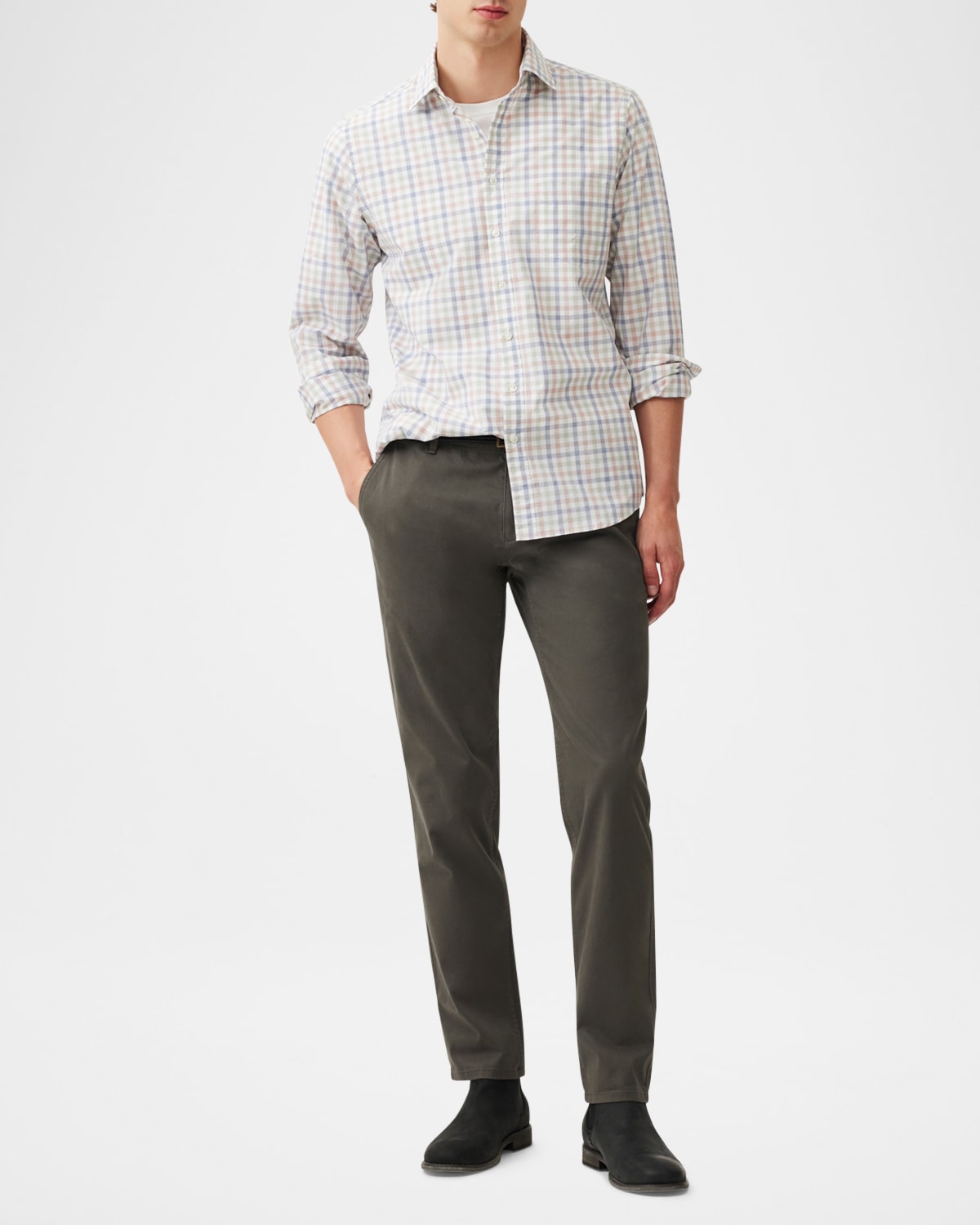 Men's Bankhouse Slim-Fit Casual Button-Down Shirt