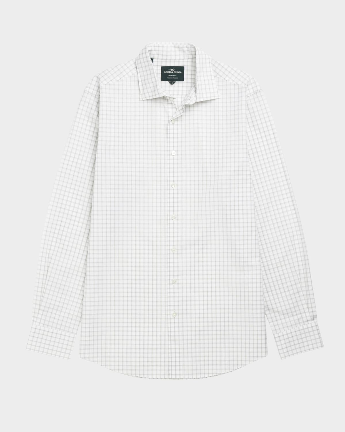 Men's Three Streams Poplin Check Sport Shirt