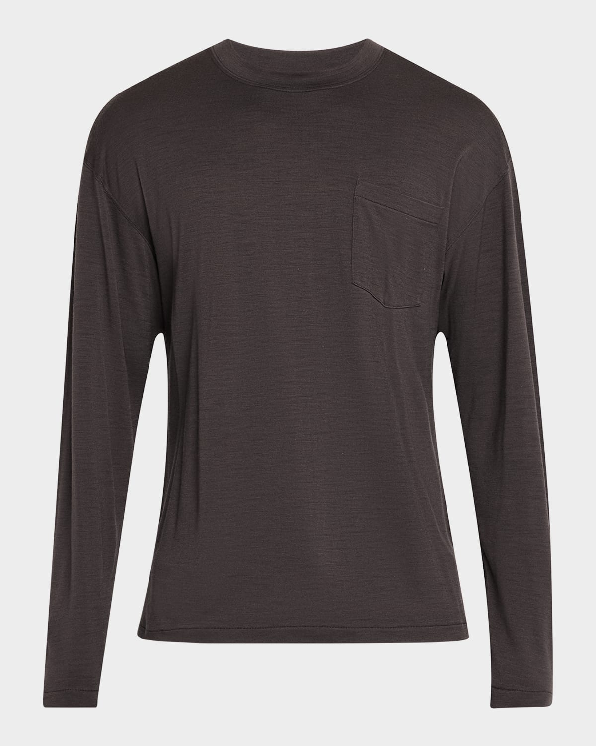 Frame Men's Lightweight Wool T-shirt In Taupe