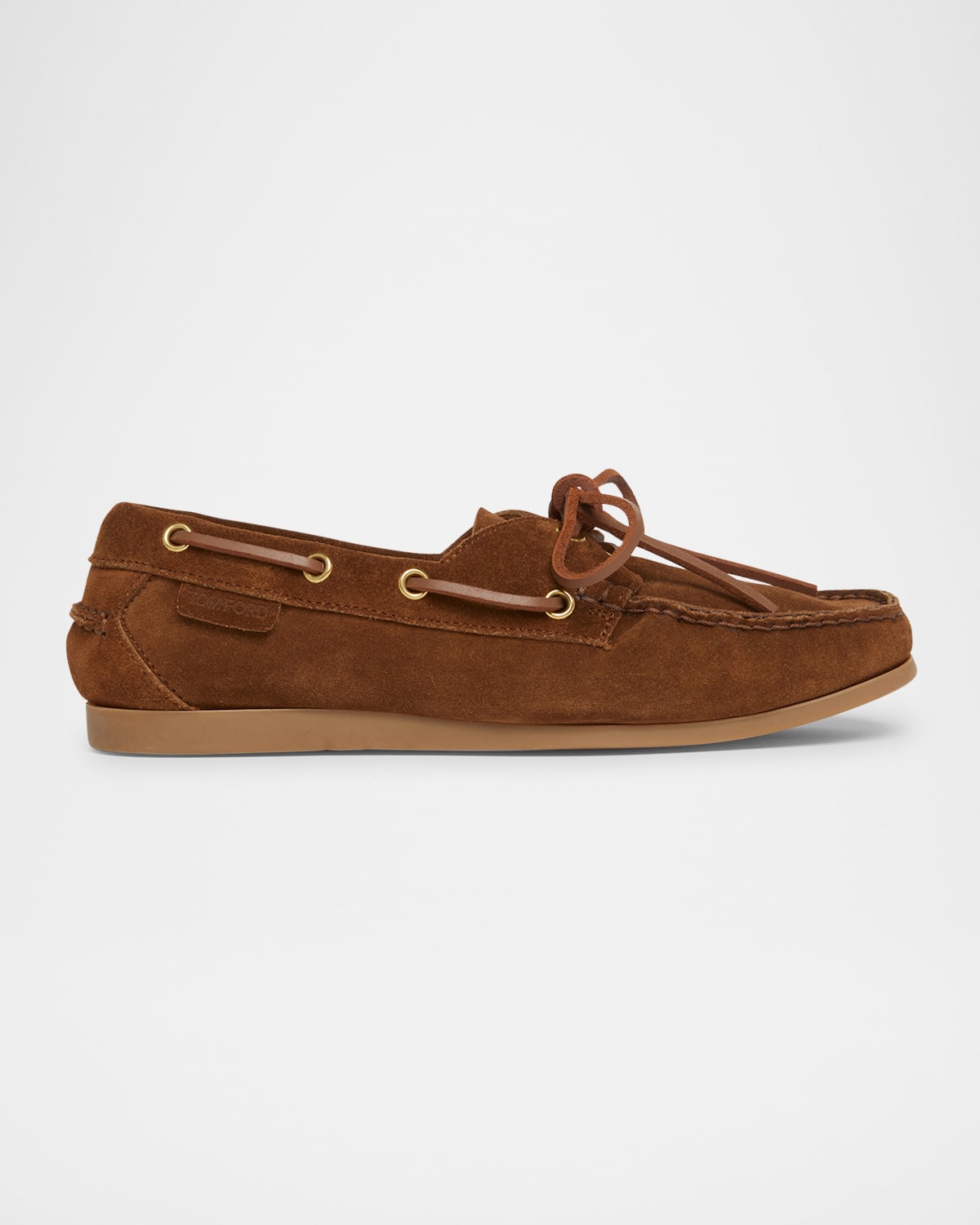 Tom Ford Robin Suede Loafers In Tobacco