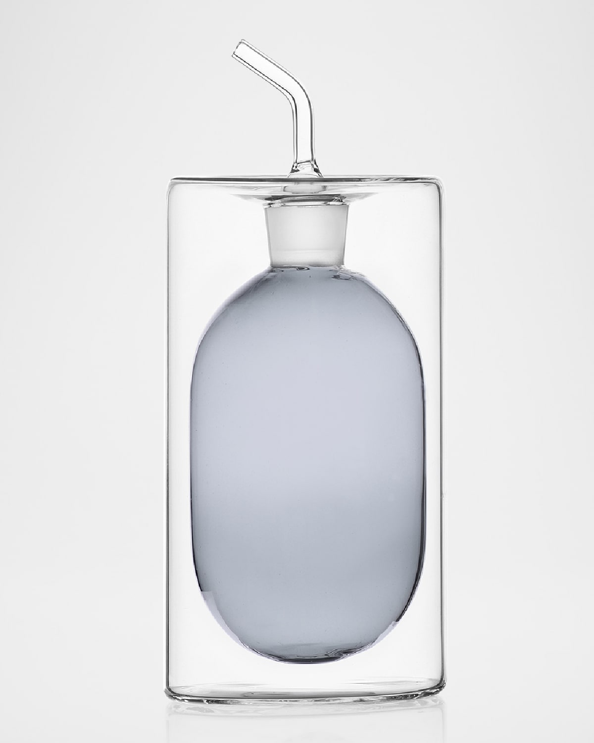 Ichendorf Cilindro Colore Oil Bottle, 8.5 Oz. In Smoke