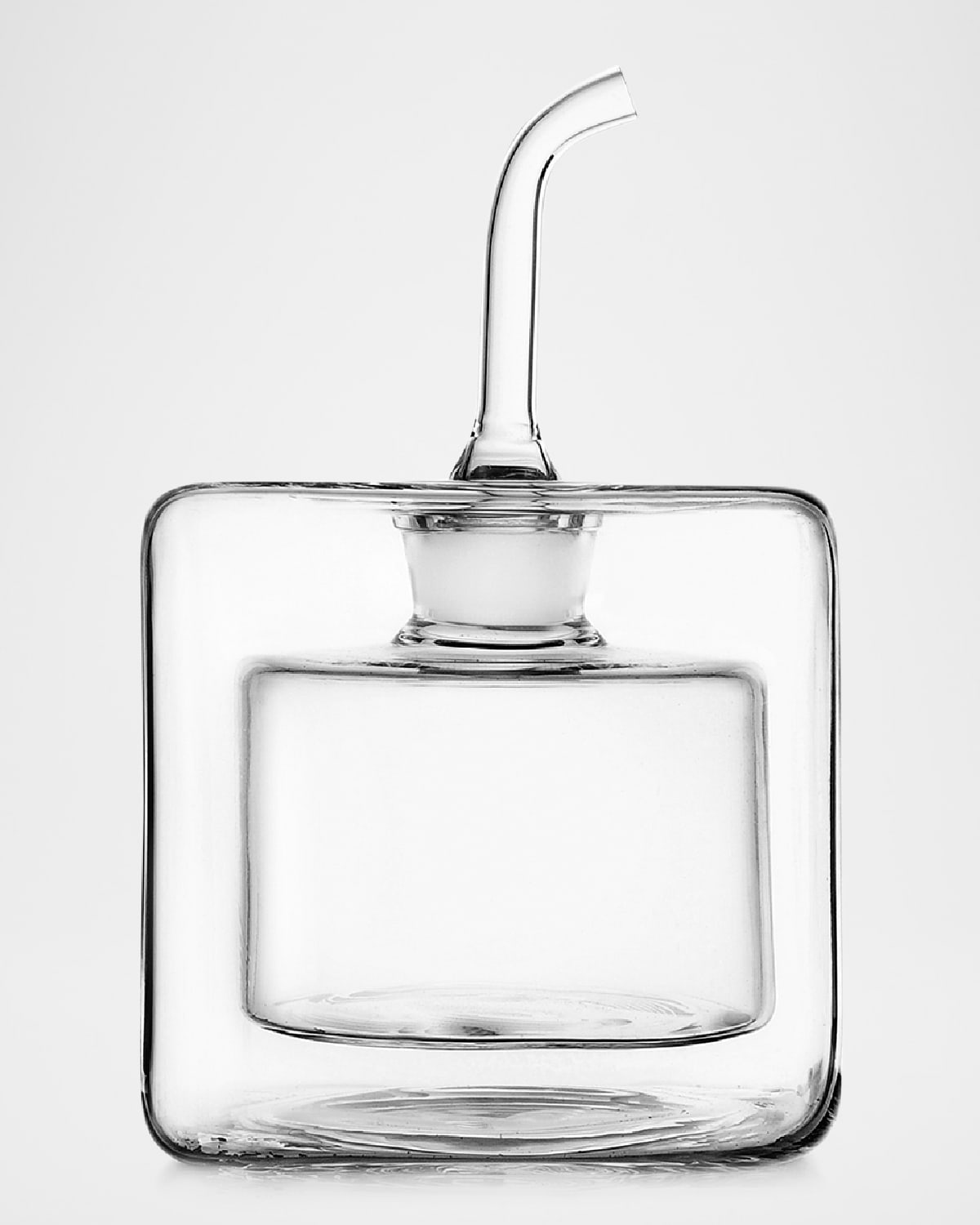 Ichendorf Cube Double-wall Decanter With Spout, 5.7 oz In Clear