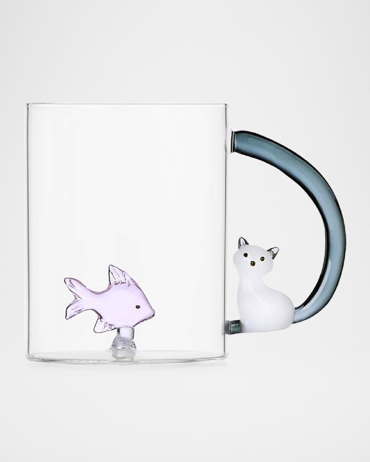 Ichendorf Tabby Cat Fish & Cat Mug, 15 Oz. In Multi