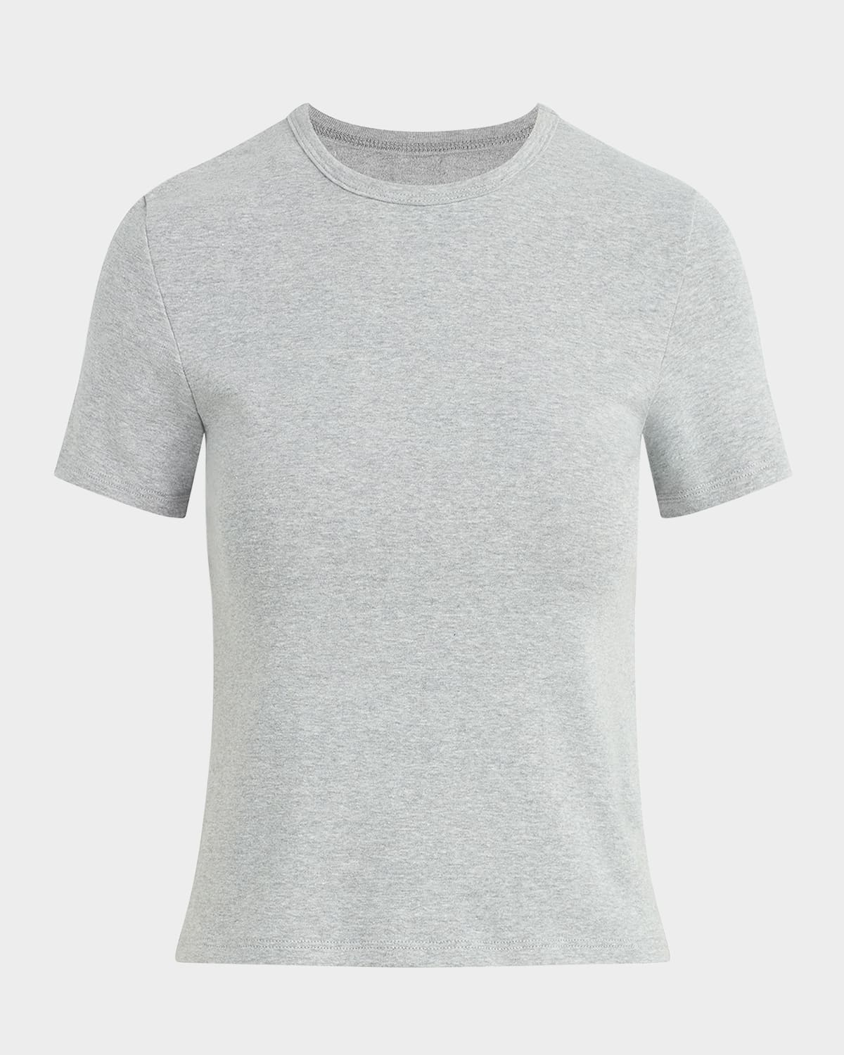 Joe's Jeans Baby Short Sleeve Tee In Heathered Grey In Heather Grey