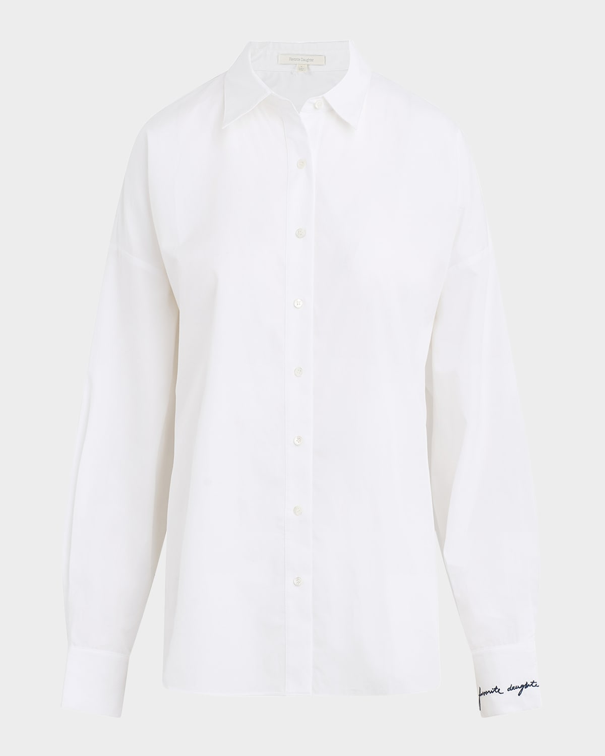 FAVORITE DAUGHTER THE EX-BOYFRIEND BUTTON-FRONT SHIRT 