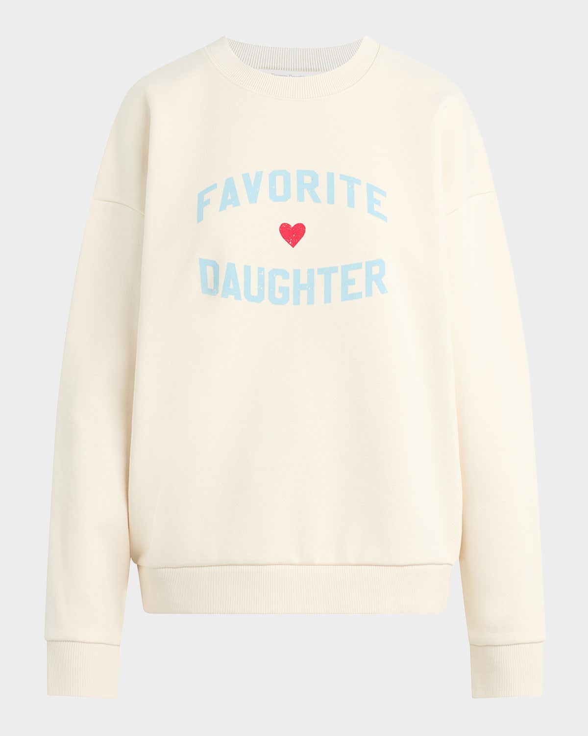 FAVORITE DAUGHTER HEART LOGO SWEATSHIRT 