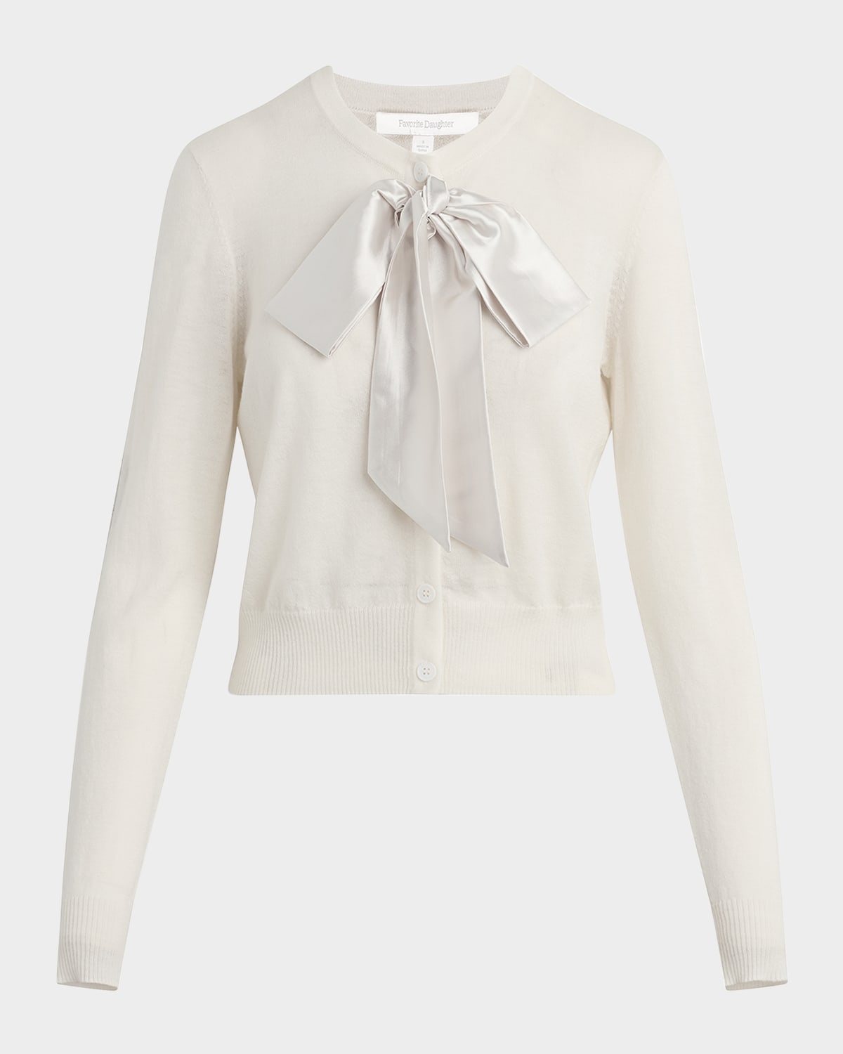Favorite Daughter The Take A Bow Cardigan In White