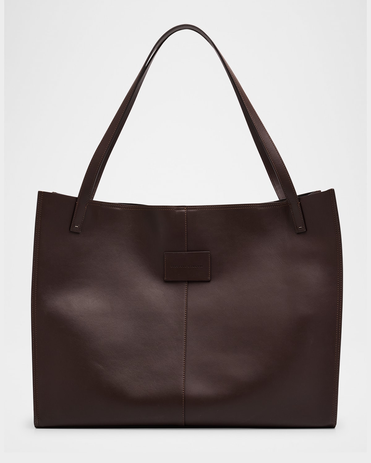 Giuseppe Zanotti Men's Leather Travel Tote Bag In Brown