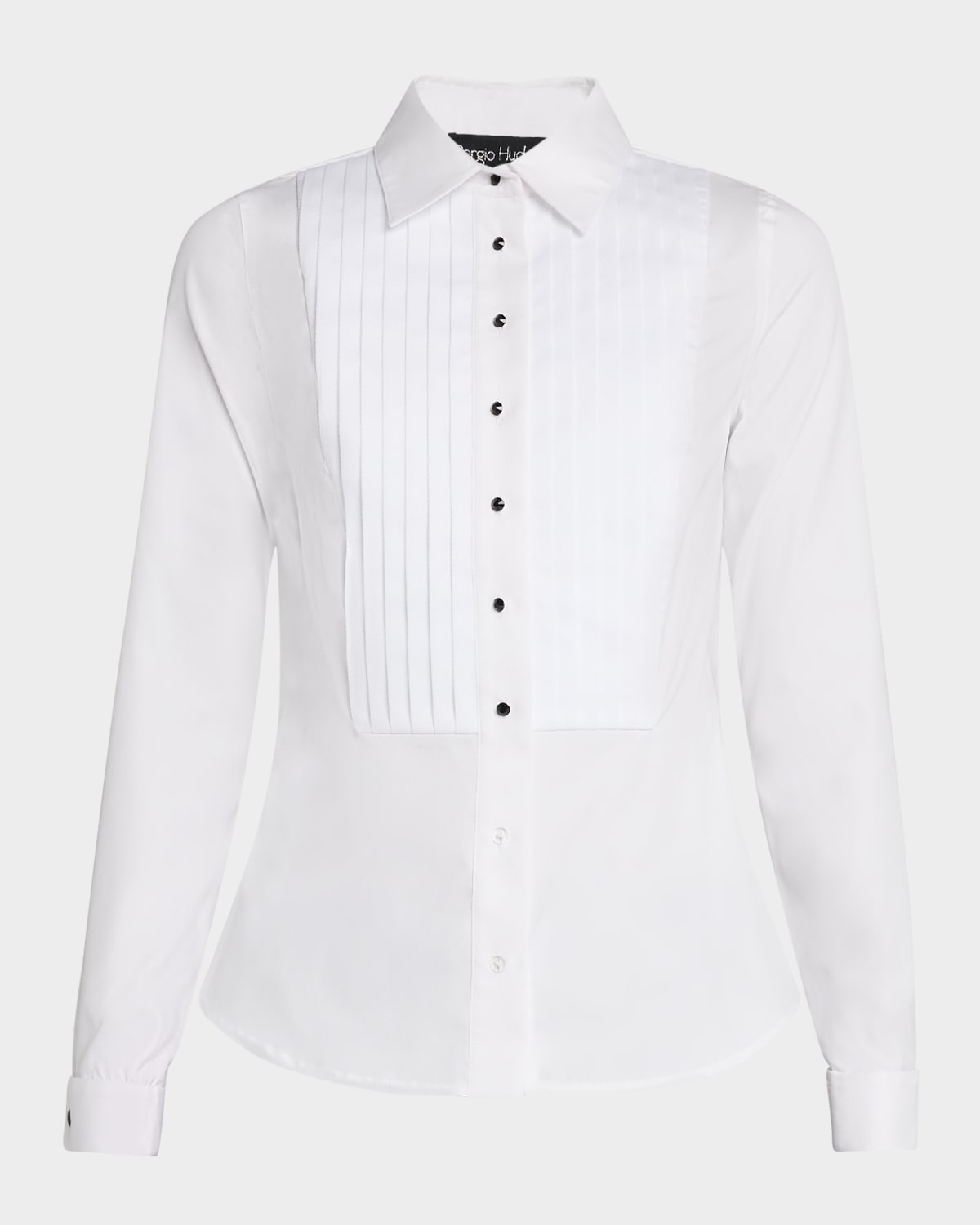 Pleated Bib Tuxedo Shirt
