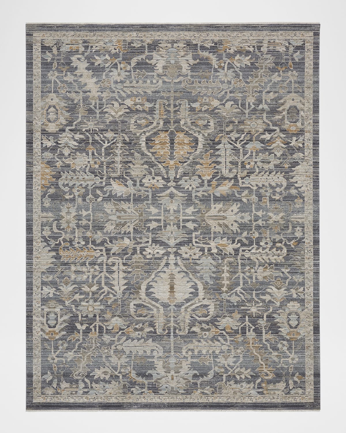 Nourison Lynx Navy Power-loomed Rug, 8' X 10'