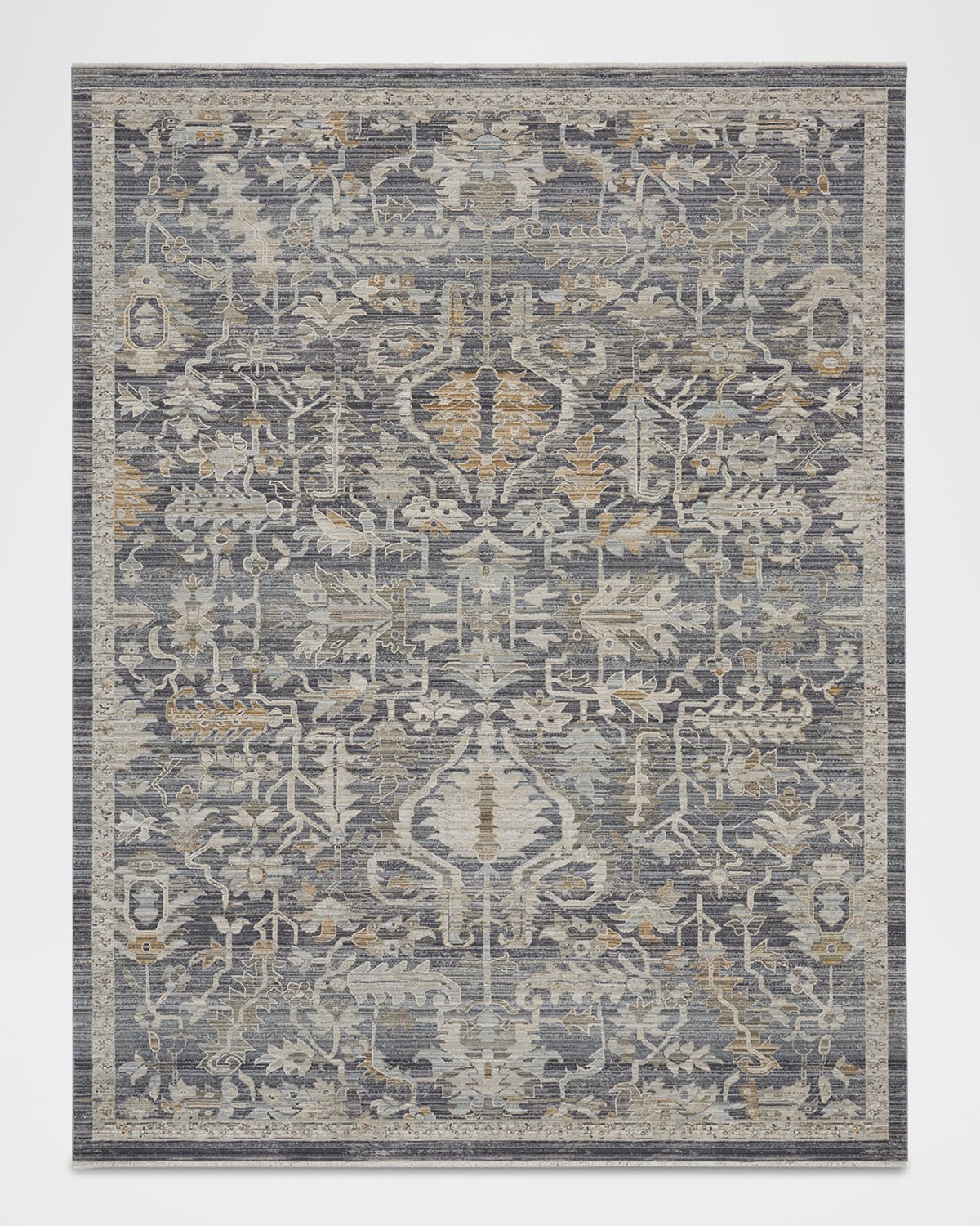 Nourison Lynx Navy Power-loomed Rug, 12' X 15'