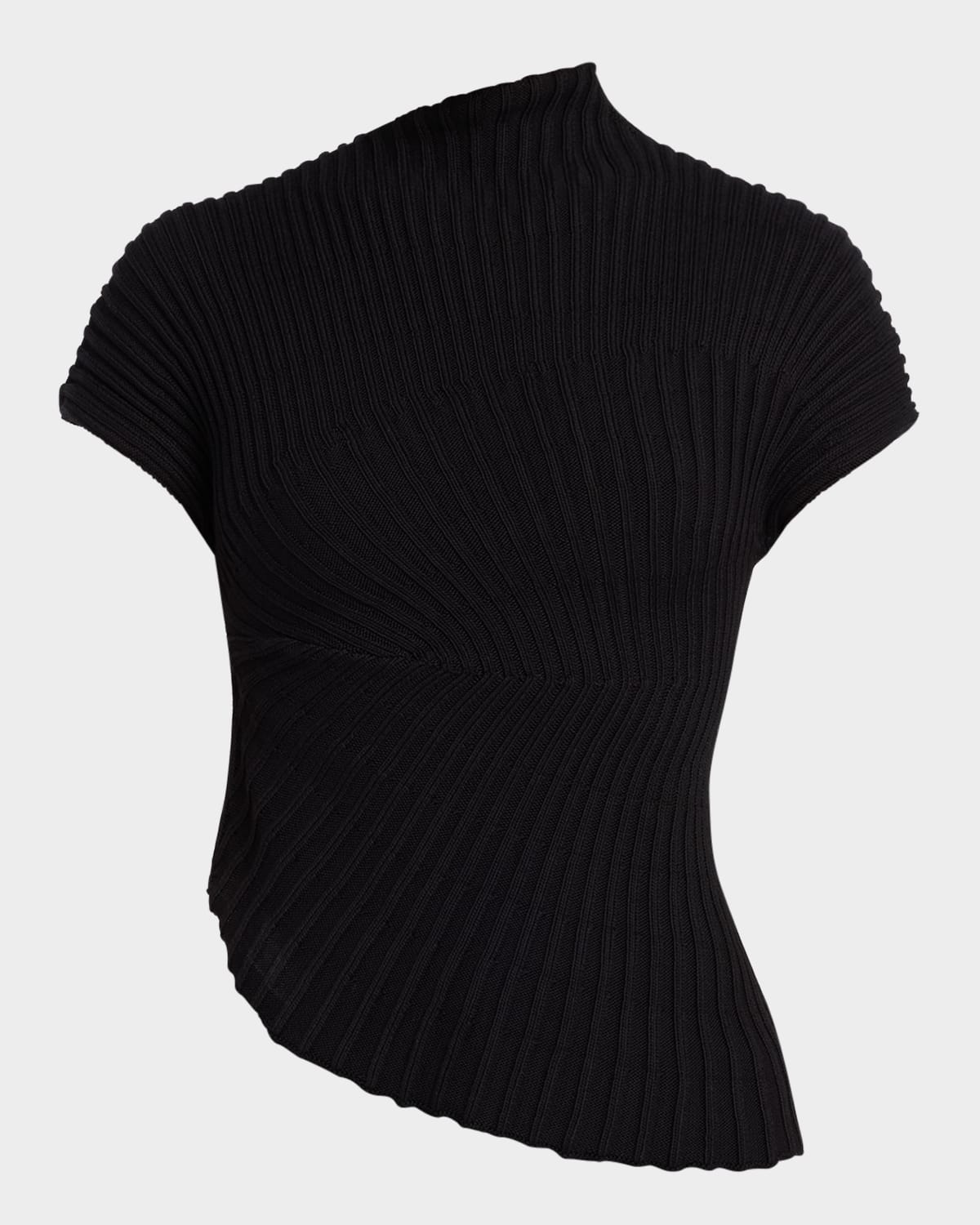 CULT GAIA ANNEMIE ASYMMETRICAL KNIT TOP 
