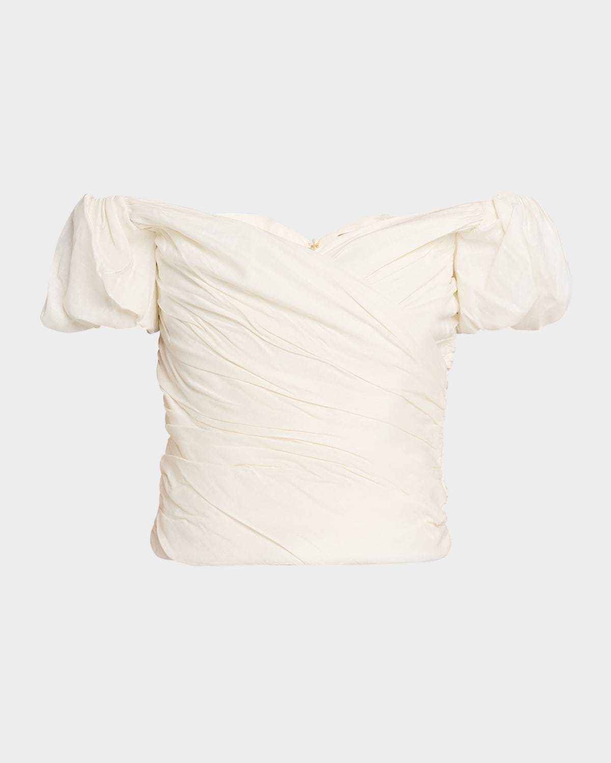 Cult Gaia Helene Off-the-shoulder Top In Off White