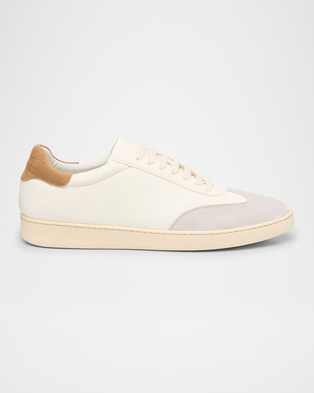 Men's Banner Leather T-Toe Low-Top Sneakers
