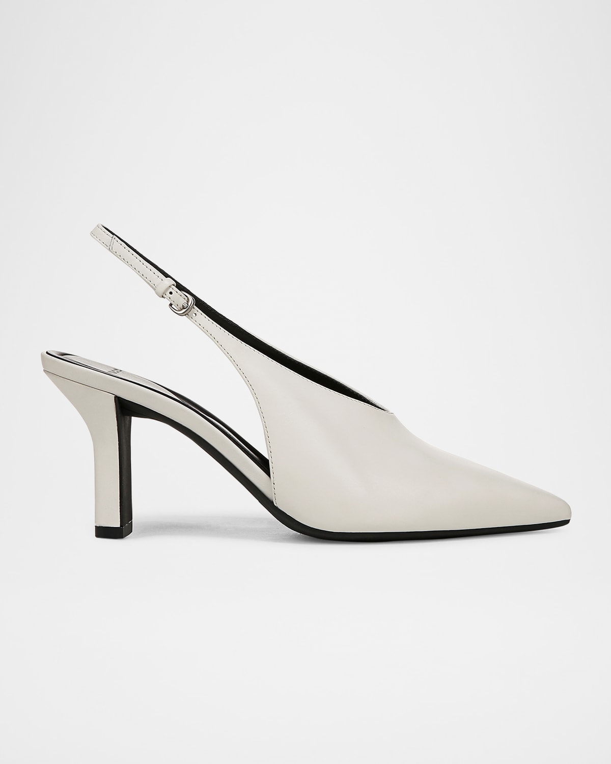 VINCE DEVI SMOOTH LEATHER SLINGBACK PUMPS 