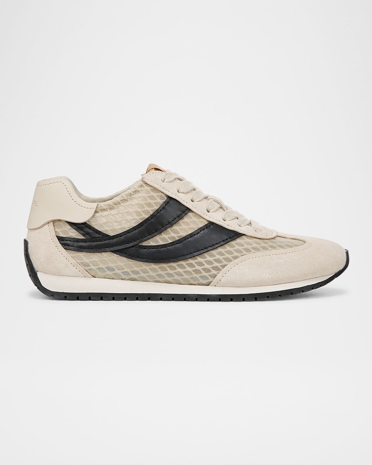 Oasis Net Leather Low-Top Sneakers