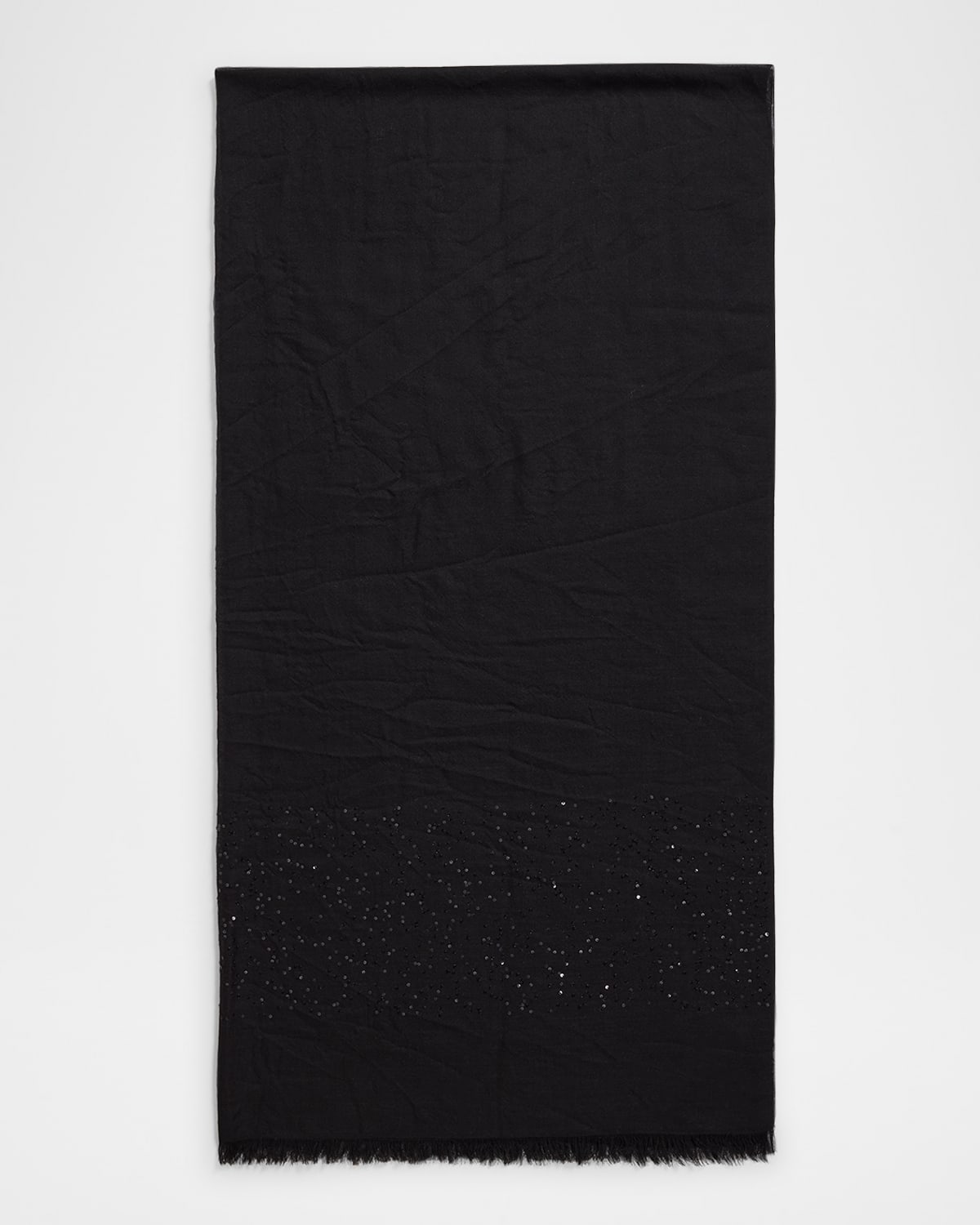 Cashemere Lightweight Scarf W/ Sequins