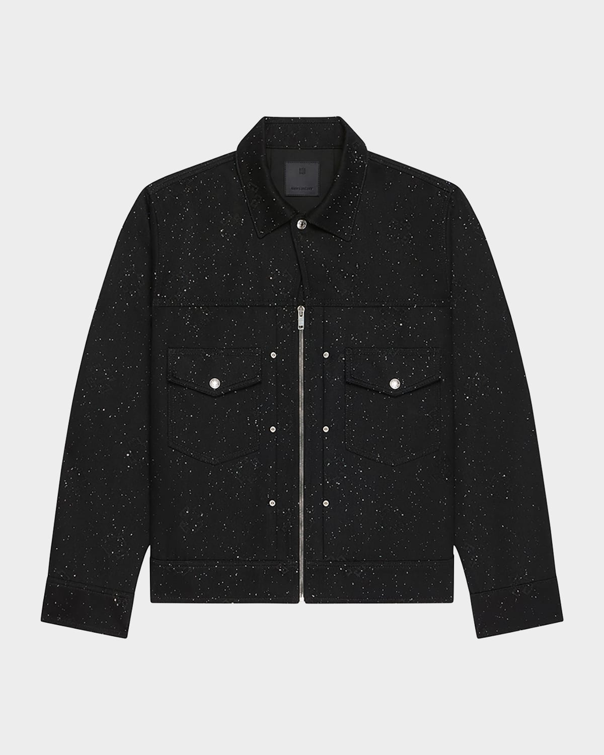 Men's 4G Sequined Denim Work Jacket