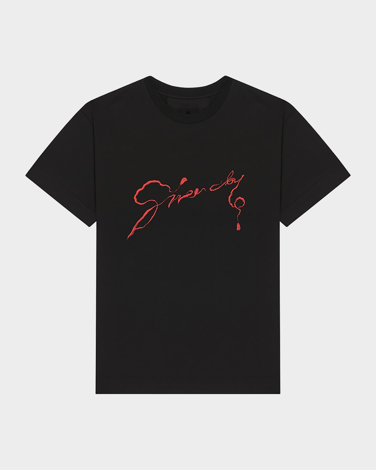 Givenchy T-shirt In Cotton With Chandelier And Snake Print In Black