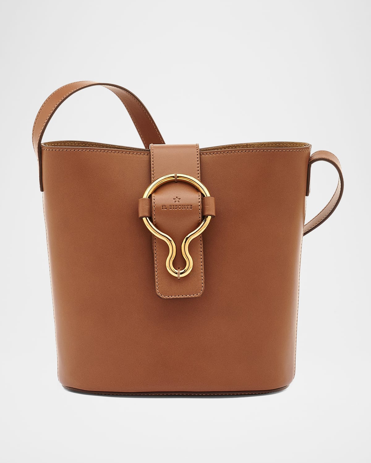 Consuelo Leather Bucket Bag