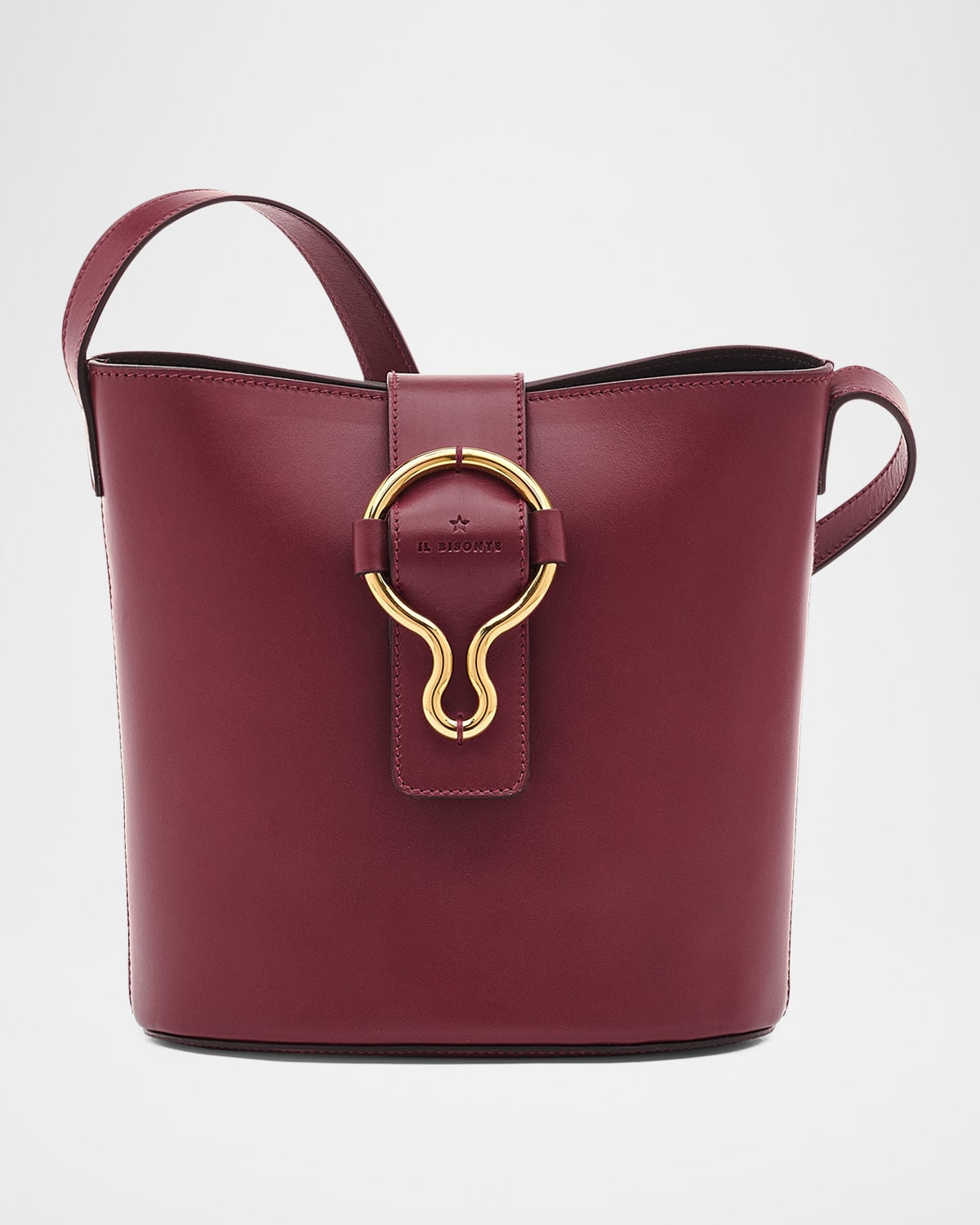 Consuelo Leather Bucket Bag