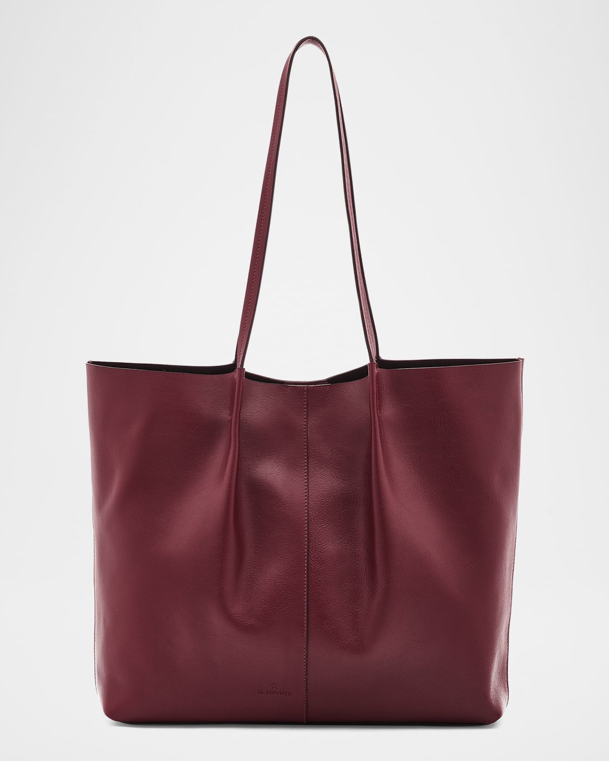 Nina Pleated Leather Tote Bag