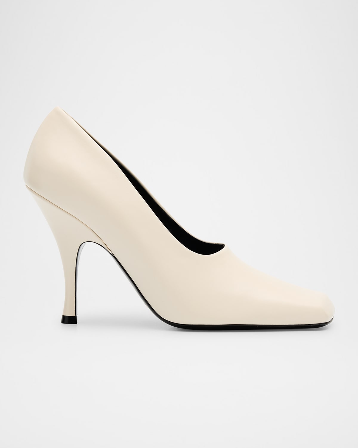 Khaite Eva Calfskin Leather Pumps