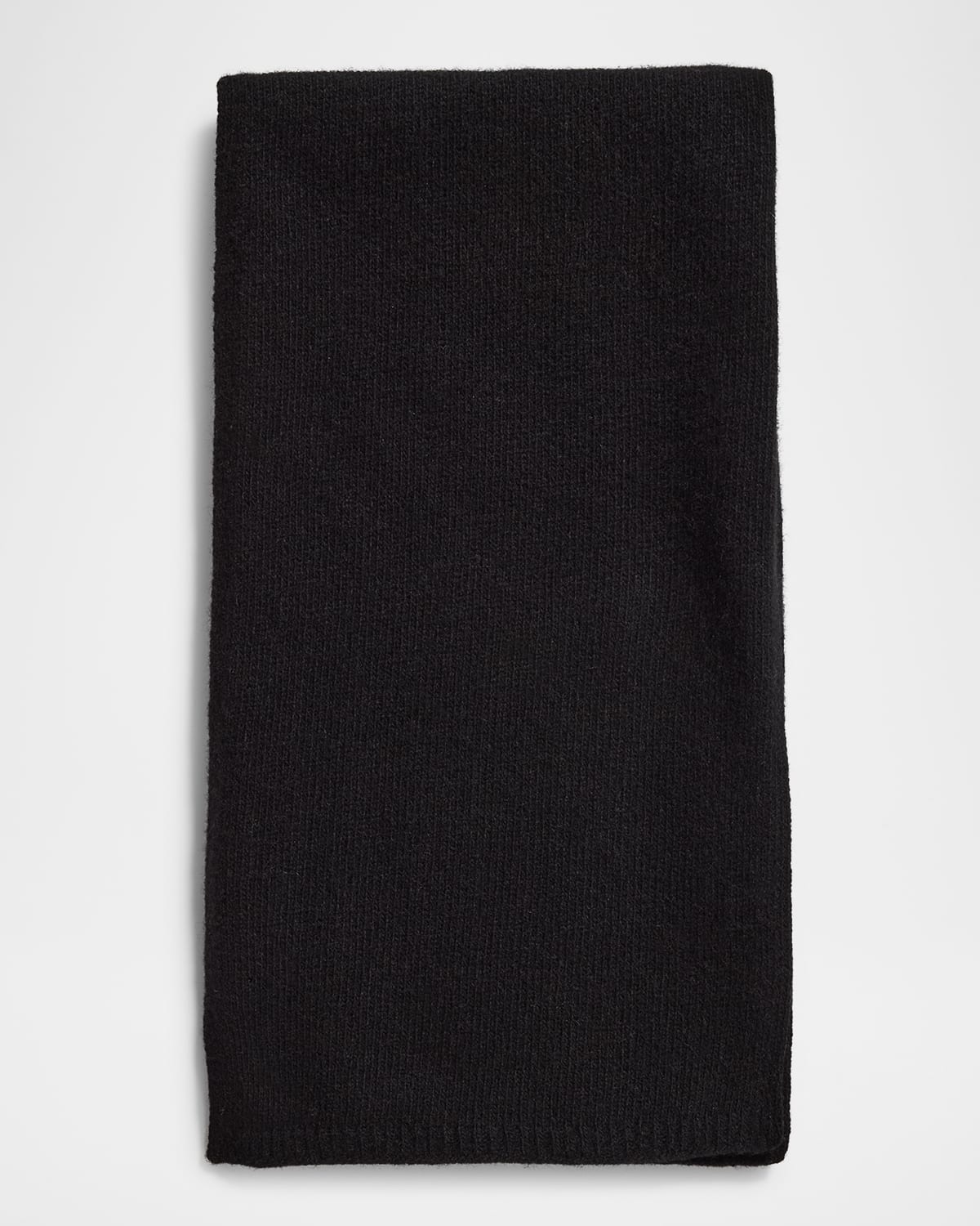 Cashmere Scarf W/ Rolled Trim